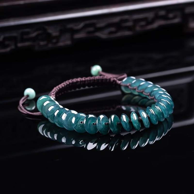 Bracelets - سوار من خرز الأباكس الطبيعي الأزرق