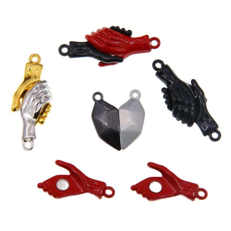 Magnetic Couple Matching Necklaces - 25 مجموعات عشاق مطابقة الصداقة القلب