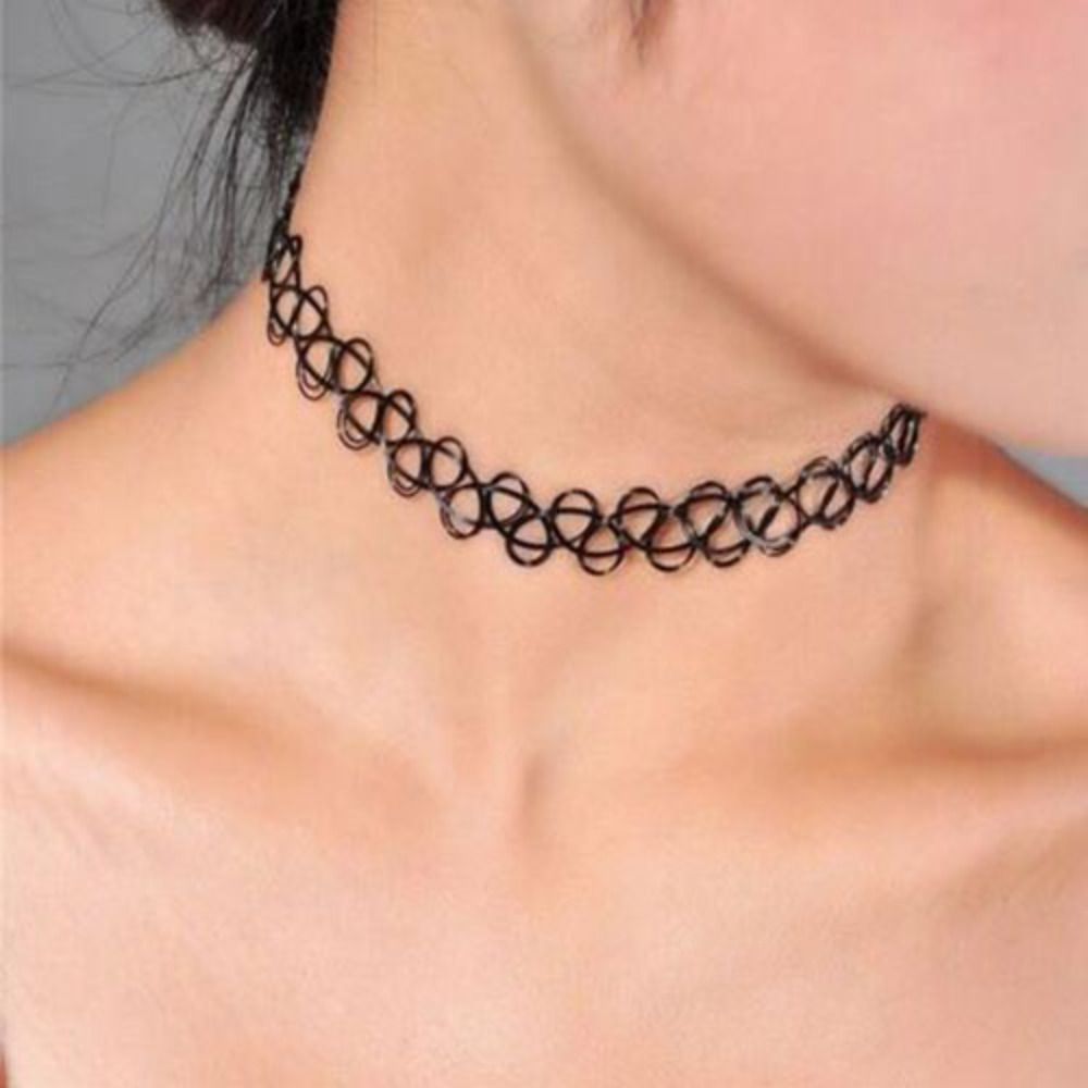 Pearl Choker Necklace Vintage - متعدد الألوان مضفر الأسماك الموضوع قلادة