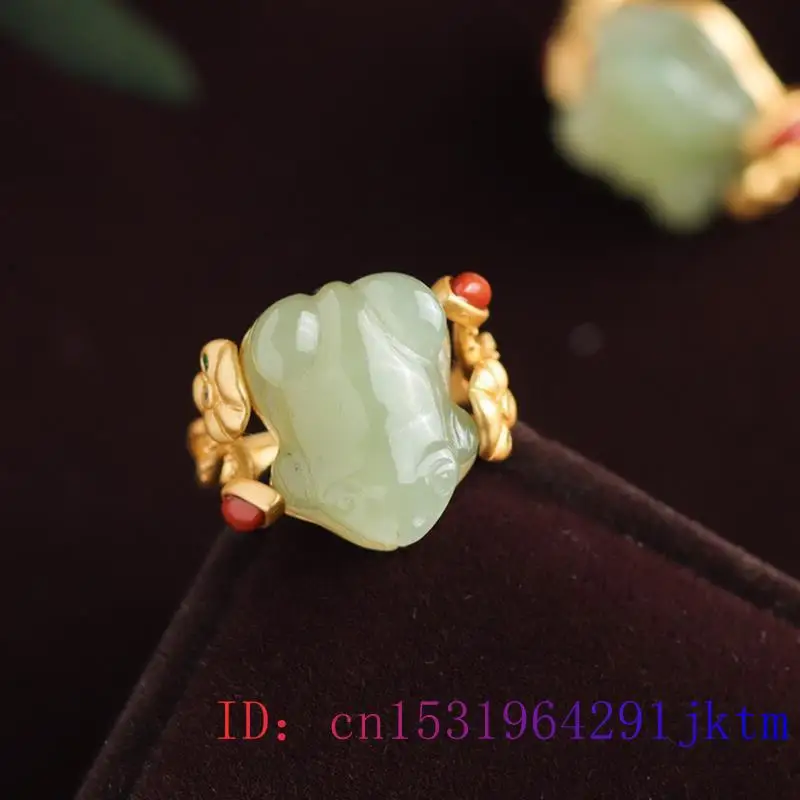 الأخضر اليشم الضفدع خواتم Char - مراجعة Rings وسعره