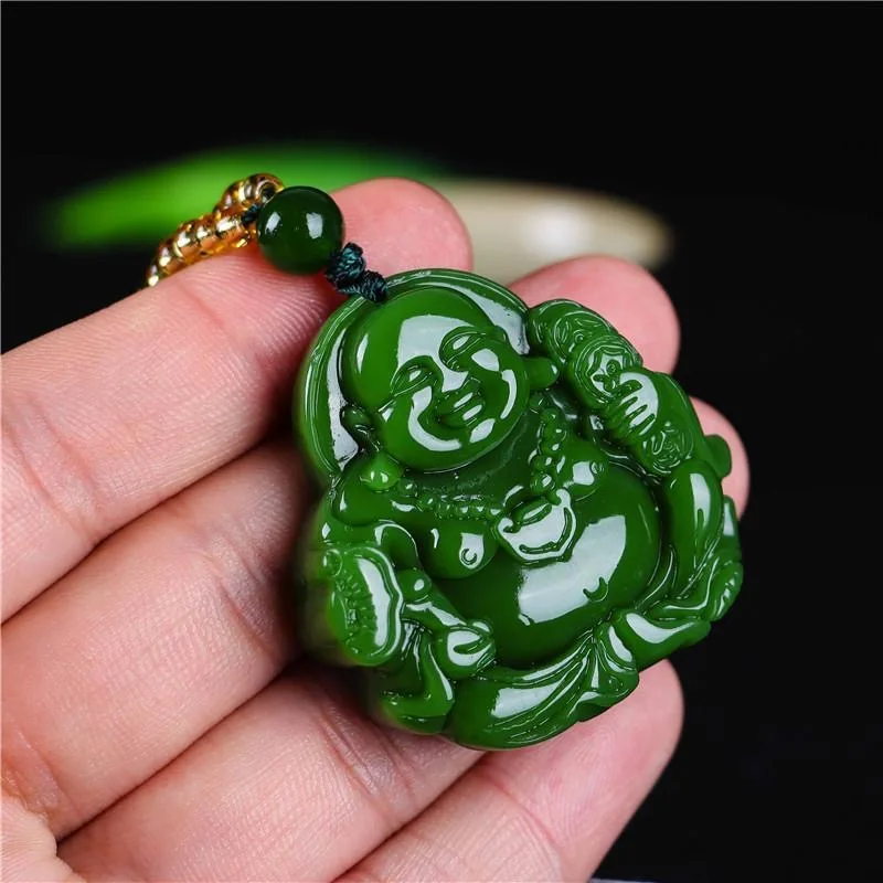 الصينية الأخضر اليشم Maitreya  - مراجعة Necklaces وسعره