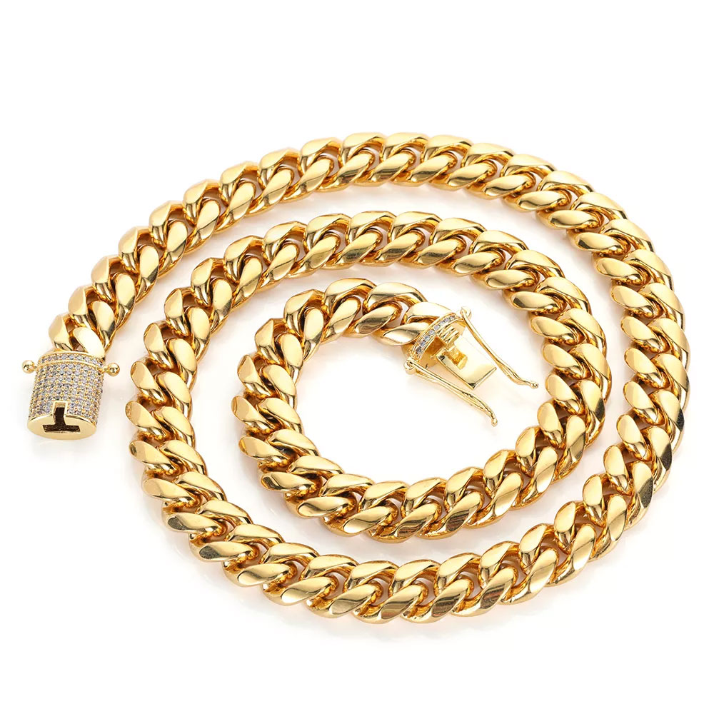 6-12 مللي متر الهيب هوب الكوبي - مراجعة Cuban Link Chain 12Mm وسعره