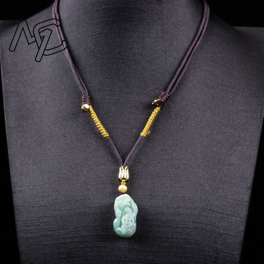 البورمية الطبيعية الزمرد الباز - مراجعة Necklaces وسعره