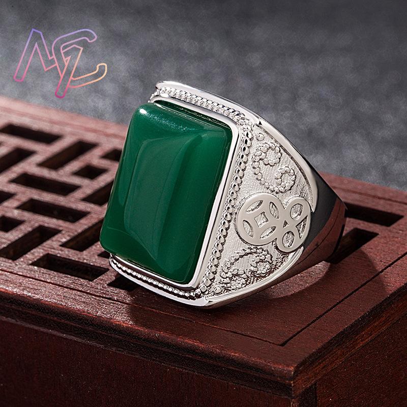 خواتم اليشم الطبيعية الخضراء م - مراجعة Rings وسعره