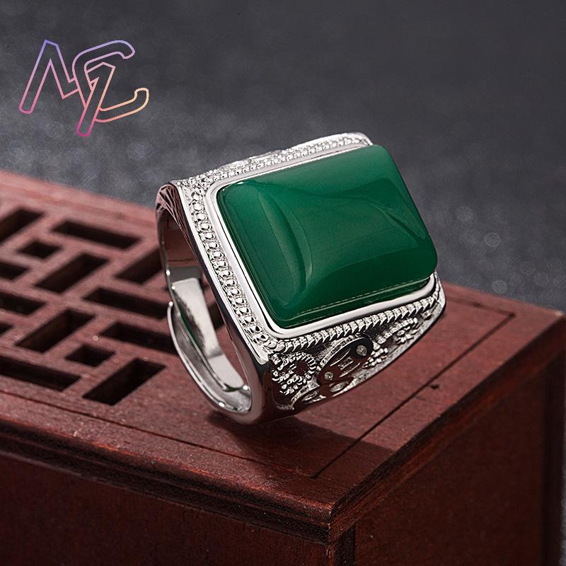 خواتم اليشم الطبيعية الخضراء م - مراجعة Rings وسعره