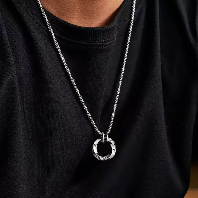 جديد 925 فضة قلادة سلسلة خمر ل - مراجعة 925 Sterling Silver Chain Necklace Men وسعره