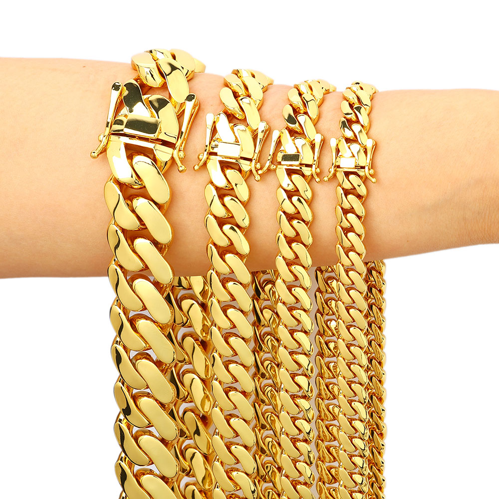 سلاسل نحاسية كوبية ميامي بالجم - مراجعة Cuban Link Chain 12Mm وسعره