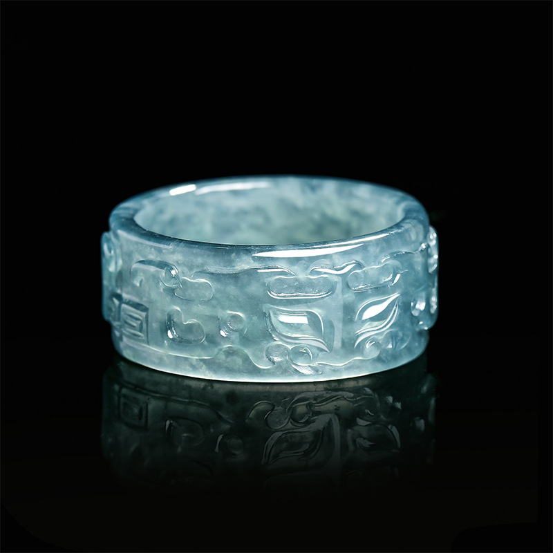 ميانمار الجاديت Taotie خاتم ال - مراجعة Rings وسعره