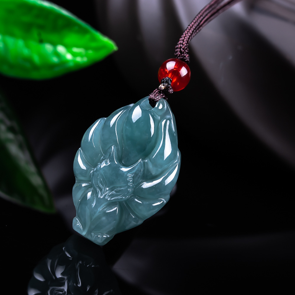 قلادة ثعلب من اليشم البورمي ال - مراجعة Necklaces وسعره