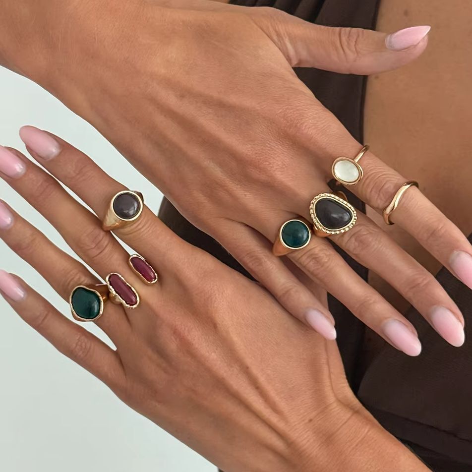إنجسايت.زد مجموعة من 7 قطع خوا - مراجعة Vintage Punk Knuckle Rings Set وسعره