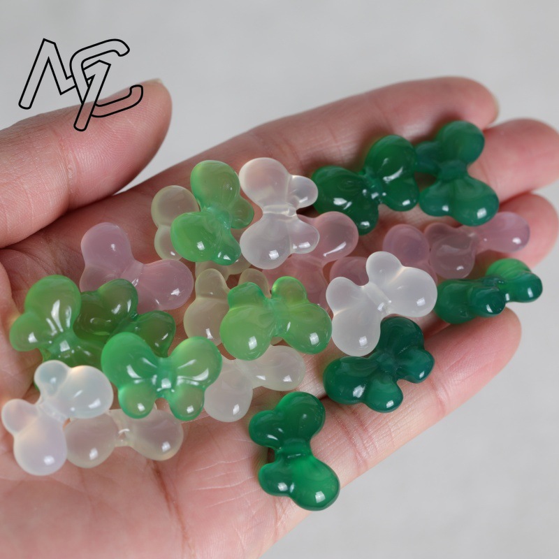 قطعتان من حجر الكالسيدوني الطب - مراجعة Earrings وسعره