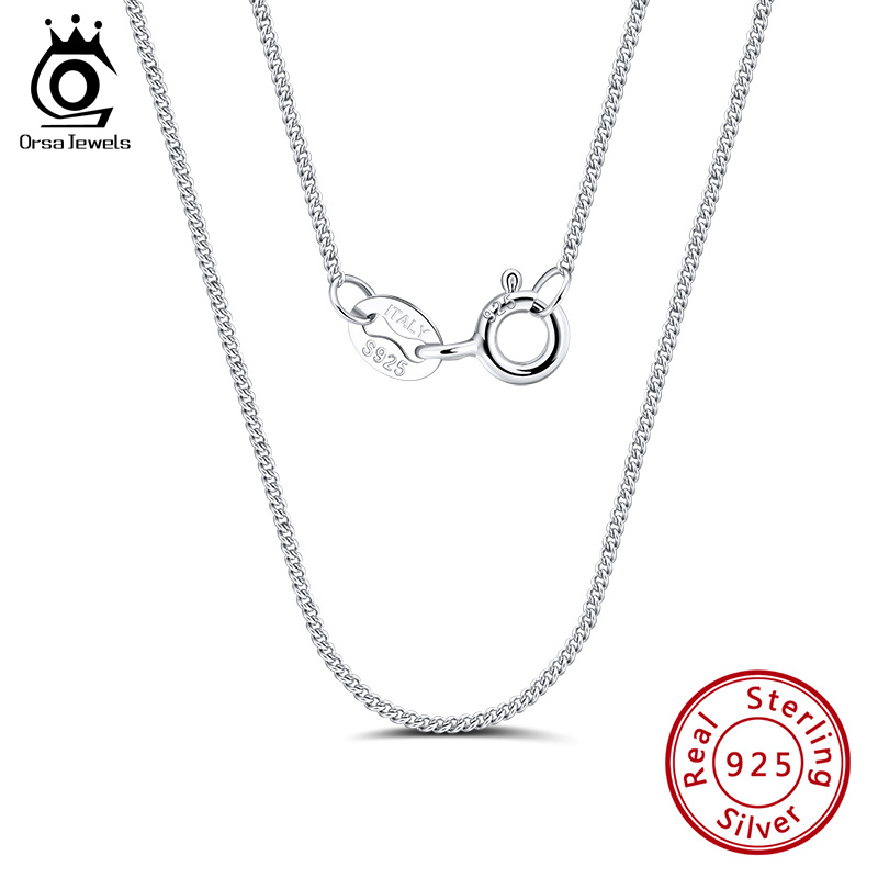 ORSA جواهر الإيطالية 925 فضة 1 - مراجعة 925 Sterling Silver Chain Necklace Men وسعره