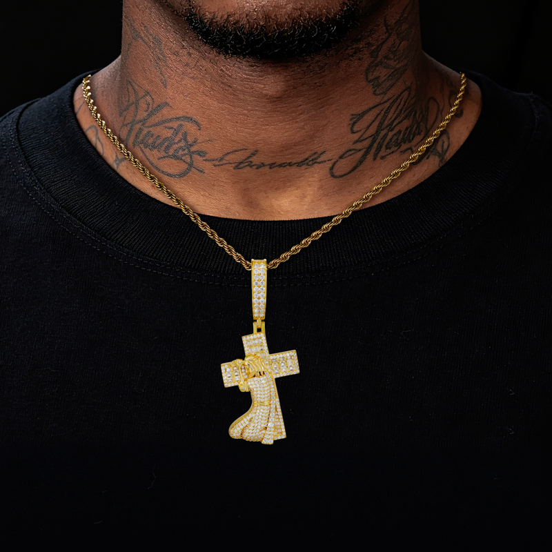 قلادة جديدة على شكل صليب يسوع  - مراجعة 925 Sterling Silver Chain Necklace Men وسعره