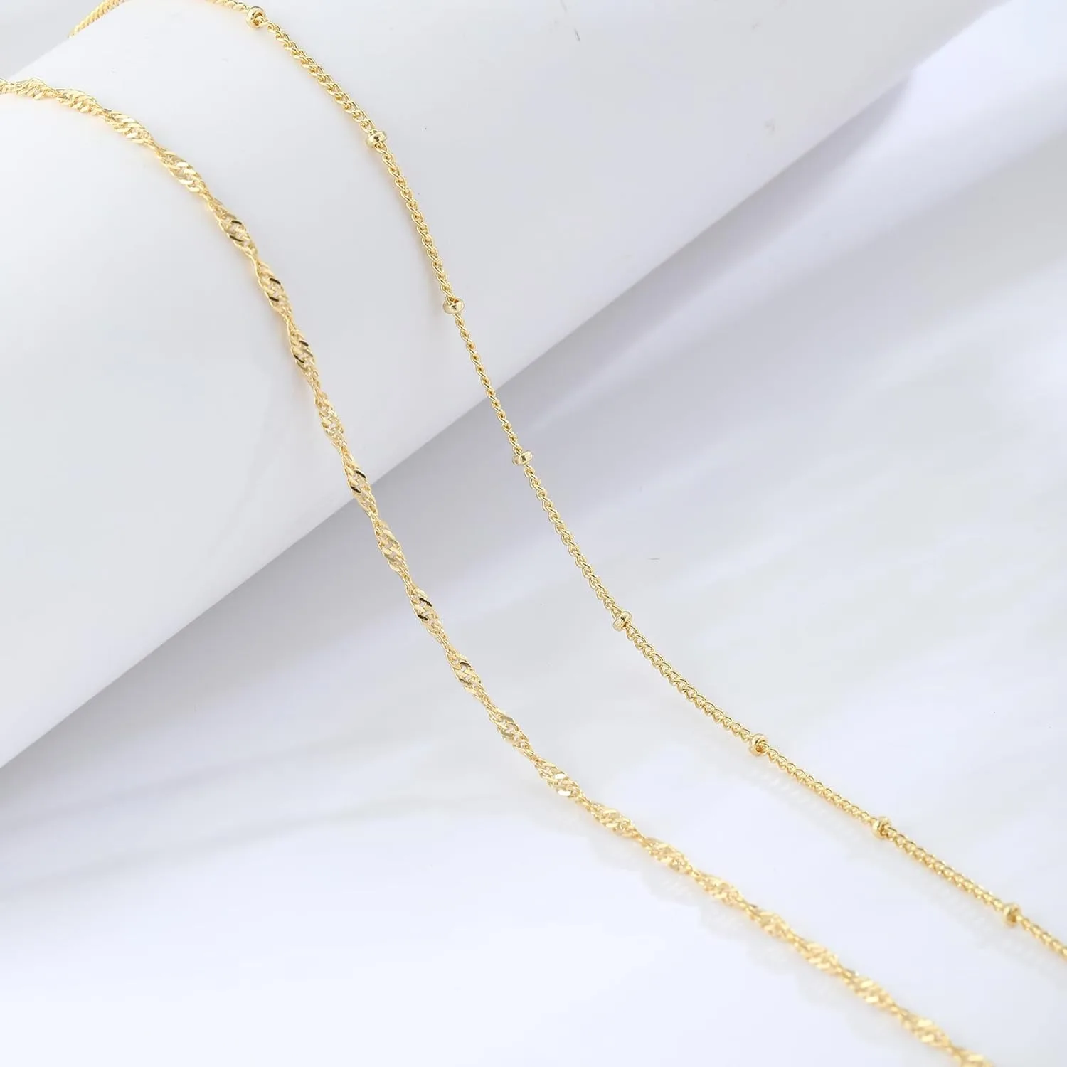 14k مطلية بالذهب 26-33 بوصة قا - مراجعة Body Jewelry وسعره