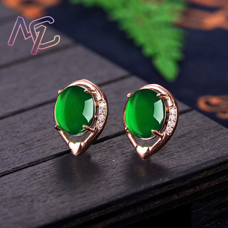 أقراط زهرة اليشم الطبيعي ، حجر - مراجعة Earrings وسعره