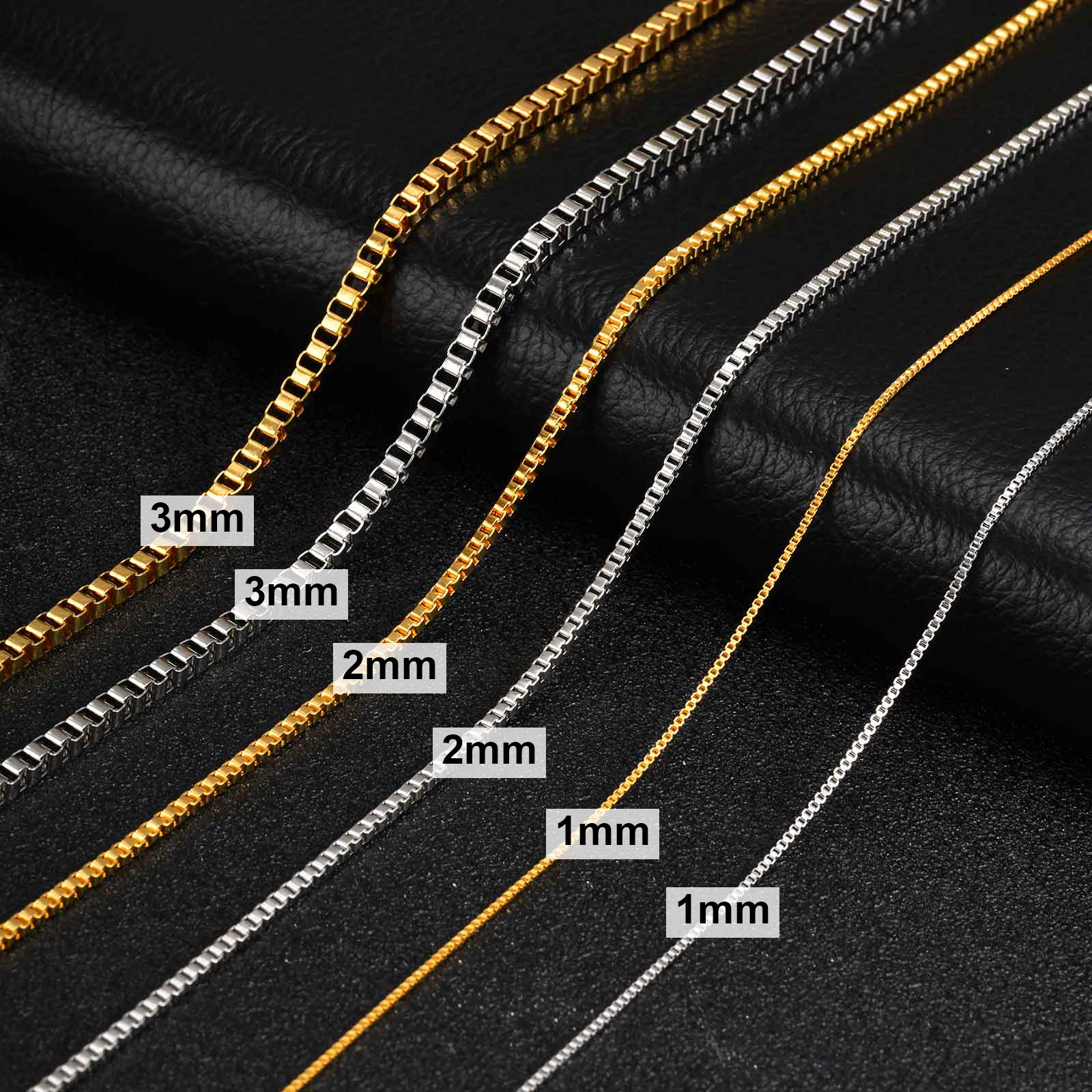 سلسلة رفيعة 1/2/3 مم للرجال وا - مراجعة Cuban Link Chain 12Mm وسعره